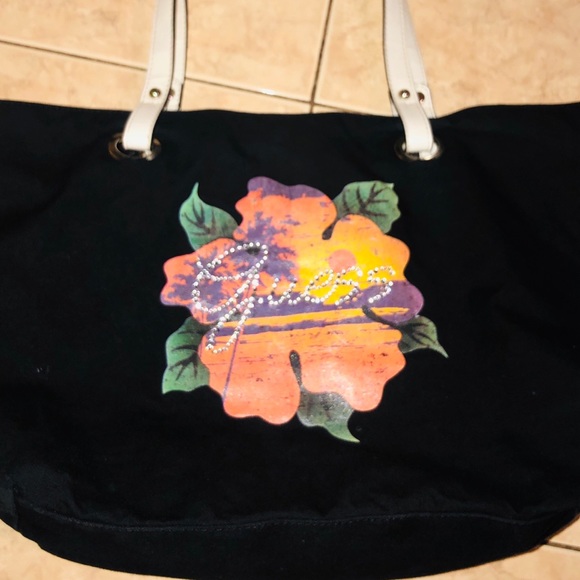 Guess Bedazzled Tropical Hawaii Tote PurseEveryday - Picture 2 of 8